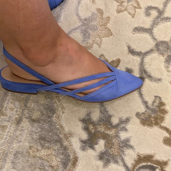 27 Edit Haylee Slingback Flat Shoes Size 8.5M - Picture 4 of 5